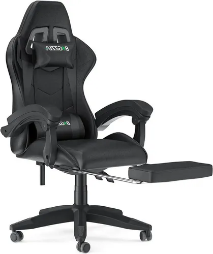 Produktbild Bigzzia Ergonomischer Gaming Stuhl mit Fußstütze