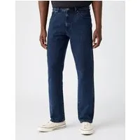 Wrangler Jeans - Regular Fit in Dunkelblau, Größe W33/L34 für Herren - Bequeme Herren Jeans von Wrangler im Regular Fit, aus 100% Baumwolle, ideal für den Alltag. Hochwertige Verarbeitung mit 5-Pocket-Design und lässiger Passform.