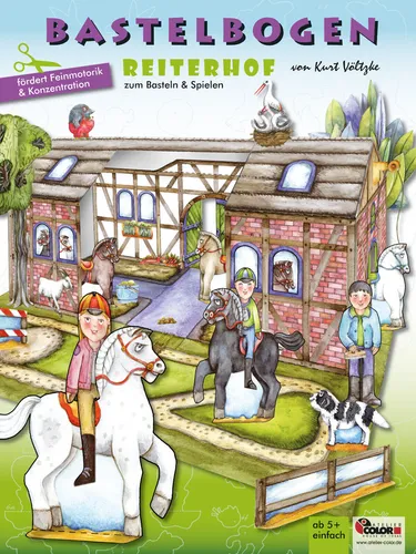 Atelier Color Bastelbogen 272560 Reiterhof