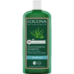 LOGONA Haarshampoo Aloe Vera - Feuchtigkeits Shampoo 250ml 18er Pack - Feuchtigkeitsspendendes Shampoo für trockenes Haar und empfindliche Kopfhaut. Mit natürlicher Formel für geschmeidige Pflege und sanfte Reinigung. Ideal für die tägliche Anwendung.