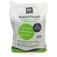 Höfer Chemie 20 kg Spezial Glasgranulat für Sandfilteranlagen 2-5 mm - Poolzubehör - Hochwertiges Filterglas von Höfer Chemie verbessert die Wasserqualität und reduziert den Biofilm, ideal für eine effiziente Nutzung von Sandfilteranlagen.