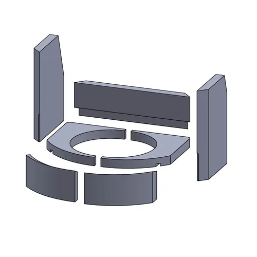 Feuerraumauskleidung Passend für HWAM 30 A** Kamin & Ofen 7-teilig