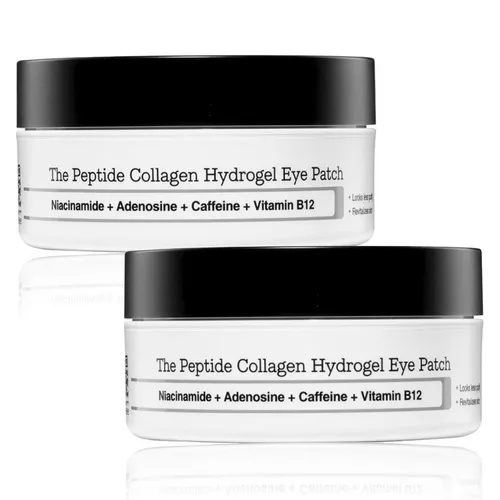 Cosrx Augenpads Pink Peptide Hydrogel gegen Augenringe, 2-tlg. - 2-teiliges Hydrogel-Augenpads für die Pflege müder Augen. Feuchtigkeitsspendend und glättend, ideal gegen Augenringe und Falten. Einfach anzuwenden und für alle Hauttypen geeignet.