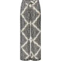 ONLY Hose in Beige - M/L32 - Stoffhosen mit High Waist Bund und lockerem Schnitt, ideal für einen lässigen Look und hohen Tragekomfort.