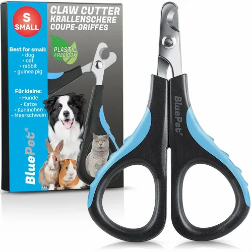 BluePet Krallenschere Mini für Katzen, Welpen, kleine Hunde & Kleintiere