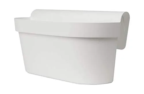Euro 3 Plast Balkon-Hängekasten UP Cassetta, weiß, 50 cm, 9 Liter