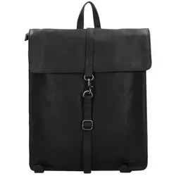 Burkely Rucksack Backpack aus echtem Leder - Rucksacktaschen mit stilvollem Karabinerverschluss, erweiterbar und ideal für Alltag und Freizeit, aus hochwertigem Leder gefertigt.