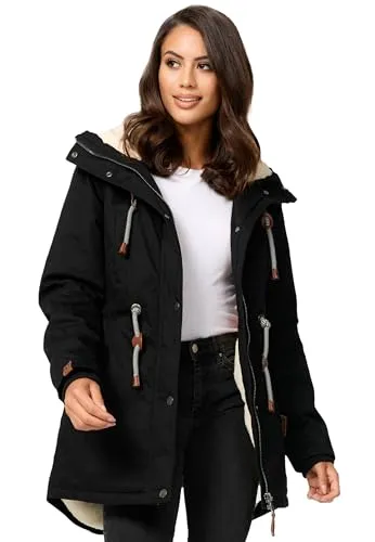 Produktbild Navahoo Damen Winterjacke mit Teddyfell