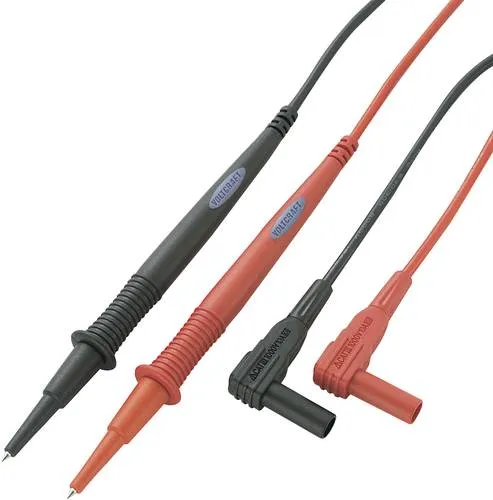 VOLTCRAFT Sicherheits-Messleitungs-Set 1.00m Schwarz, Rot MS-1A