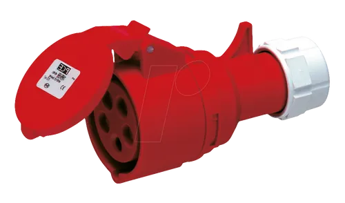 CEE-KUPP 2-32 - CEE-Kupplung, 400V, 32A, rot