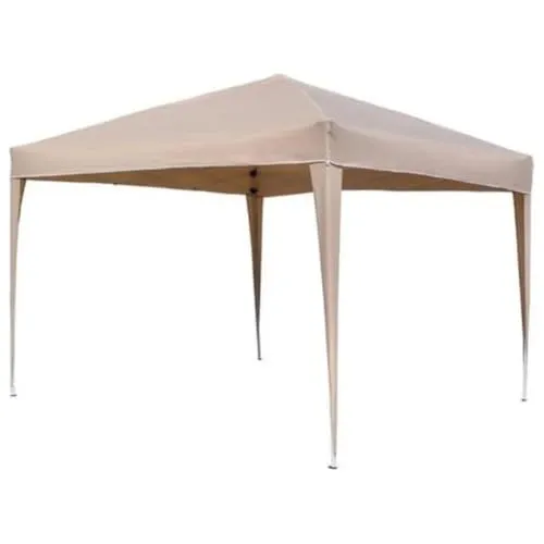 HI Pavillon/Gartenpavillon, faltbar, 300 x 300 cm, Beige