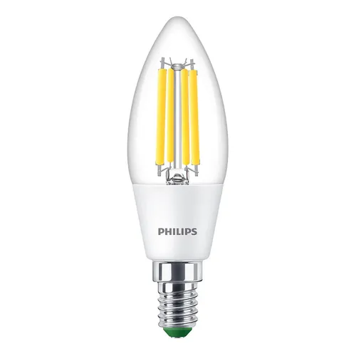 Besonders effiziente PHILIPS E14 LED Filament Kerzenlampe 2,3W = 40W 4000K
