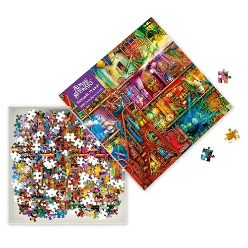 Puzzle - Aimee Stewart: Fantastische Reise: Unser faszinierendes, hochwertiges 1.000-teiliges Puzzle (73,5 cm x 51,0 cm) in stabiler Kartonverpackung