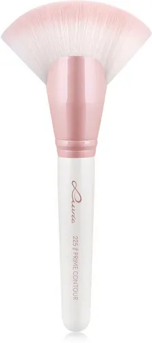 Luvia Cosmetics Konturpinsel PRIME CONTOUR, Fächer-Form, Bzrau-Pinselhaar, für Cream Contour und Puder.