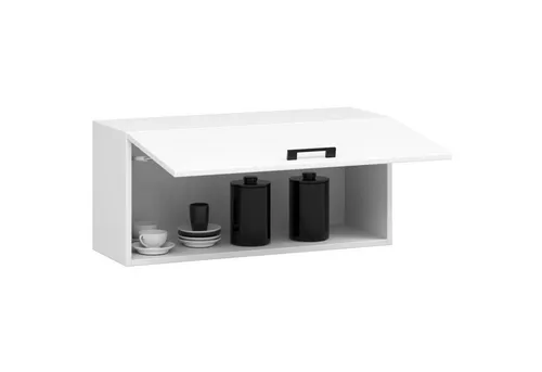 Raumhirsch Hängeschrank Weiß, 80x29x30 cm - Moderner Hängeschrank für die Küche mit zwei Türen und Soft-Close Mechanismus. Bietet optimalen Stauraum für Geschirr und Töpfe, pflegeleichte Oberfläche, ideal für jedes Kücheninterieur.