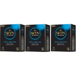 Stück Kondome SKYN Extra Lube Extra Feucht Latexfrei Gefühlsecht 53mm Breite 72