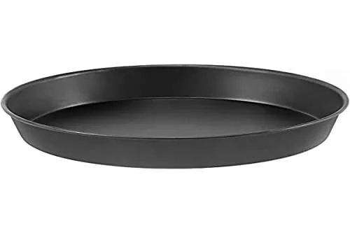 Pentole Agnelli Blaue Kuchenform, rund, für Pizzen, Schwarz, 40 cm