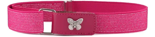 Ladeheid Stoffgürtel Mädchen Gürtel Elastik-Gürtel 1-6 Jahre 34-65 cm P15G (1-St)
