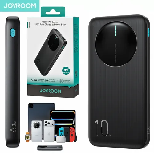 Powerbank 10000 mAh mit Digitalanzeige USB USB-C Handyladegerät