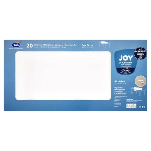 Duni Dunisilk®-Mitteldecken Linnea 84 x 84 cm von Duni