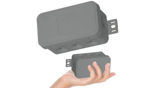 VIPLAST Puszka V8 Bryzgoszczelna Szara IP54