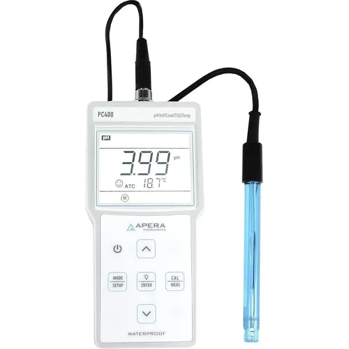 Apera Instruments Set Portatile Multiparametro PC400 (pH Messgerät) (AI413)