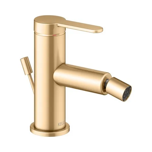 IXMO Einhebel-Bidetmischer Flat, Messing gebürstet