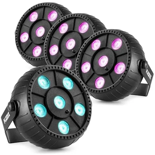 Fuzzix PLP10 Akku LED PAR mit 6 LEDs 2 Watt