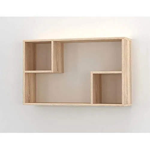 HTI-Line Wandregal Bristol1 Bücherregal CD Regal Sonoma