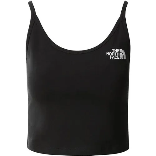 The North Face Womens Simple Dome Slim Crop Tank - TNF Schwarz (JK3) XL - Stylisches Slim Crop Tank Top für Damen von The North Face, ideal für Alltag und urbane Aktivitäten. Elastisches Material sorgt für perfekten Sitz und Bewegungsfreiheit.