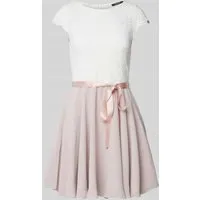 SWING Cocktailkleid aus Spitze in Rosa, Größe 36 von Swing