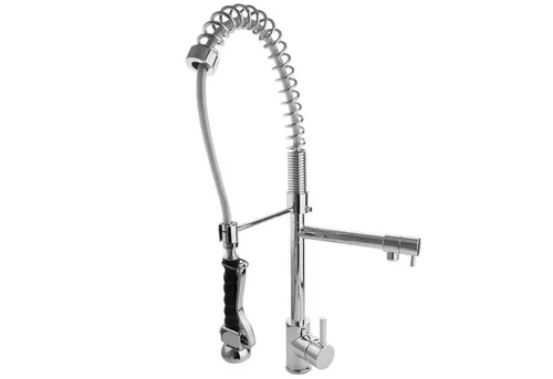 PaulGurkes Küchenarmatur PGBM56-1323 - Spültischarmatur aus massivem Messing, hochwertig verchromt, mit schwenkbarem Auslauf und komfortablem Griff für optimale Bedienung.