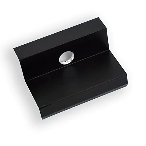 Sunex Aluminium Solar Endklemme PV Solarpanelen Befestigung Photovoltaik Randklemme Montageschiene Zubehör für Modulhöhe 35mm Solarmodul halterung Klemme zur (Endklemme 35mm Schwarz)