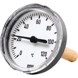 Riegler Bimetallthermom., G 1/2 hi., Tauchschaftlänge 40mm à ̃63, bis 120°C