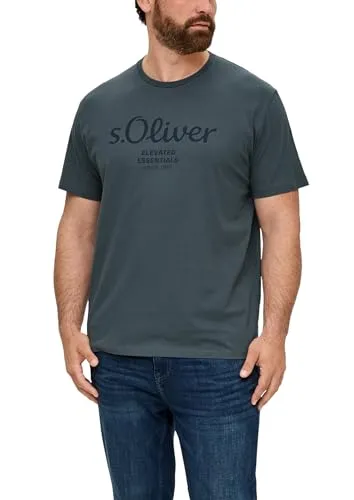 s.Oliver Baumwoll-T-Shirt mit Logo-Print