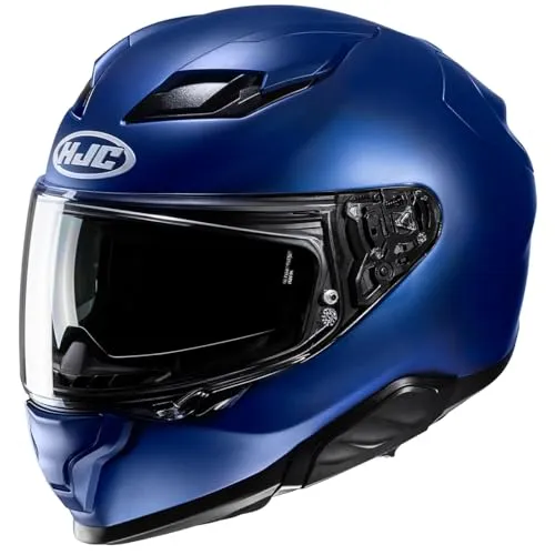 HJC F71 Solid Helm, blau, Größe M für Männer von HJC Helmets