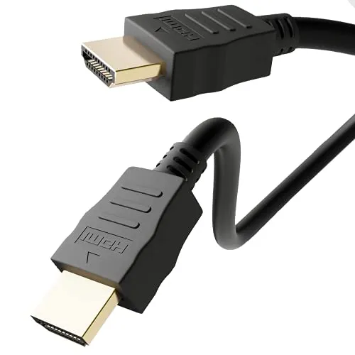 Goobay 51822 HDMI High Speed Kabel - 5 m, 4K Ultra HD, vergoldete Stecker für optimale Signalübertragung und kompatibel mit allen HDMI-Geräten