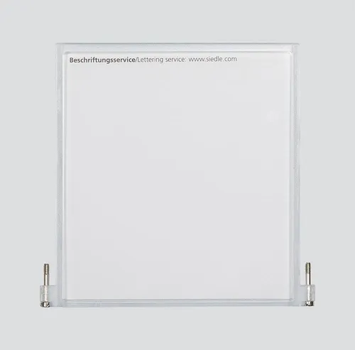 Siedle 007031 Namensschild mit Kreuzschlitzschrauben von Siedle&Söhne Namensschildtasche