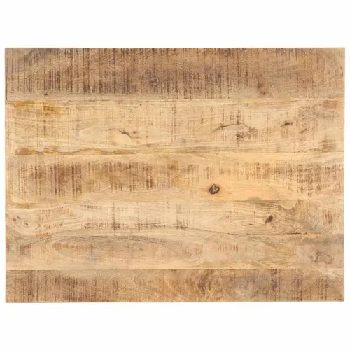 vidaXL Tischplatte Massivholz Mango 80x60 cm - Zubehör für Möbel: Robuste Tischplatte aus massivem Mangoholz, ideal für individuelle Tischgestaltungen und bringt rustikalen Charme in jeden Essbereich.