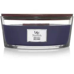 WoodWick Hinoki Dahlia Ellipse Duftkerze 453 g in lila von WoodWick