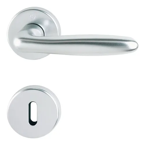 Hoppe SchnellstiftPlus-Aluminium-Innentür-Rosetten-Garnitur 1510/42 KB/42KBS, F1, OB, 37-47 - 11908464