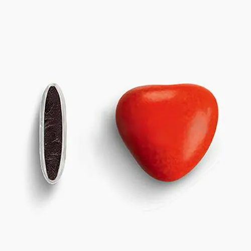 Herzdragees rot 1 kg - Schokoherzen - Gastgeschenk Hochzeit - Candy Bar