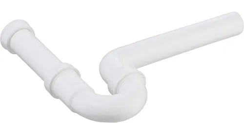 Röhren-Siphon TG Weiß Kunststoff Ablaufbogen 90° DN 50 300290