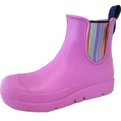 fischer Gummistiefel für Damen - Pinke Schlupfstiefel in Größe 40 - Stiefel in trendigem Pink, aus 100% Polyester, ideal für nasse Tage und den Casual-Look. Bequem und praktisch mit Normalschaft für perfekten Sitz.