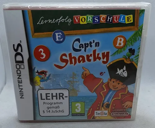 Capt'n Sharky | Lernerfolg Vorschule für Nintendo DS - Lernspiel für Vorschulkinder, fördert spielerisch wichtige Fähigkeiten und macht Lernen mit Capt'n Sharky zum Abenteuer!