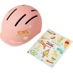 Thousand Kinder-Fahrradhelm – Sicherer Helm mit 6 Belüftungskanälen - Der verstellbare Kinderhelm (49–53 cm) bietet optimalen Schutz beim Radfahren und Skaten. Mit abnehmbaren reflektierenden Aufklebern für individuellen Stil und zuverlässiger Qualität für jedes Abenteuer.
