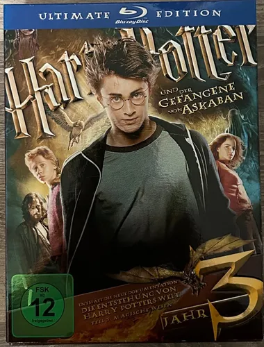Harry Potter Jahr 3 - Ultimate Blu-ray Edition - Ultimate Edition des Klassikers, FSK 12, bietet die besten Extras und ist ein Muss für jeden Fan der Harry Potter Reihe.