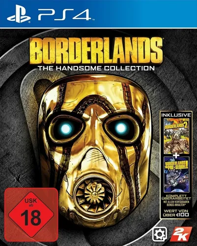Borderlands: The Handsome Collection - [Playstation 4] - Spiele für PlayStation 4, erlebe die besten Abenteuer mit einzigartigem Grafikstil und packender Story in einer Sammlung.