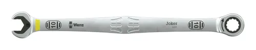 WERA 05020351001 - Maul-Ringratschen-Schlüssel 10x209 - Werkzeug-Sets mit einzigartiger Maul- und Ring-Ratschenmechanik für hohe Kraftübertragung und bessere Zugänglichkeit bei tiefen Verschraubungen.