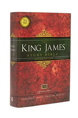 Produktbild KJV Study Bible, Large Print, Hardcover, Red Letter: Second Edition